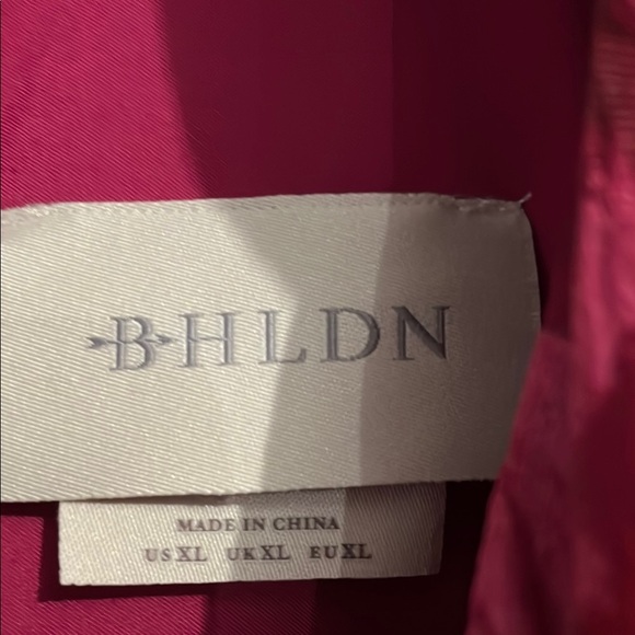 BHLDN Anthropologie Chloe Puff Sleeves and Square Neck Jacquard Mini Dress - Picture 3 of 4